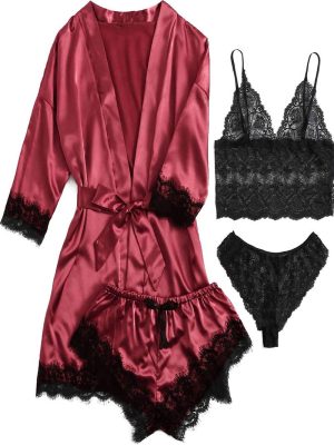 SOLY HUX Women's Satin Pajama